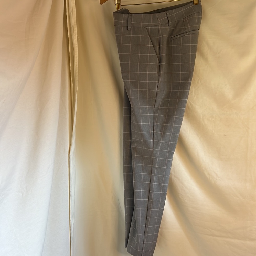 Euc Express Stretch Columnist Ankle Size 4r Gray … - image 3